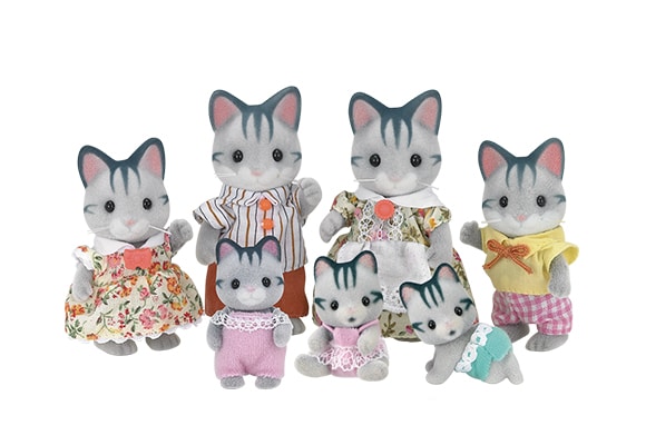 Gray Cat Family