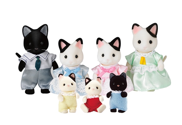 Tuxedo Cat Family