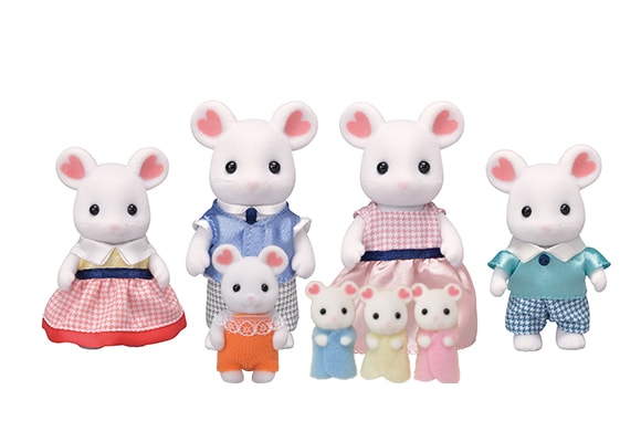 Marshmallow Mouse Family