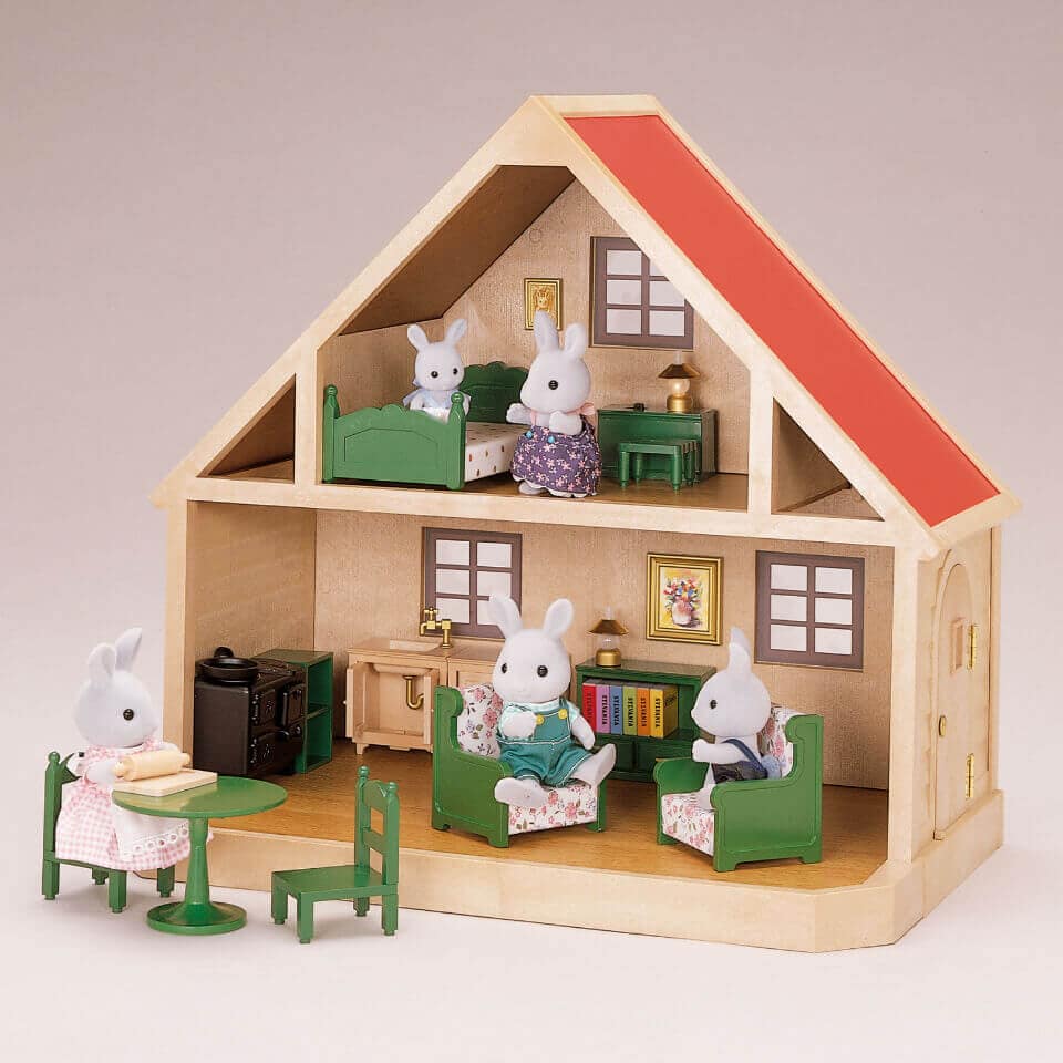 The first Calico Critters dollhouse produced in 1985