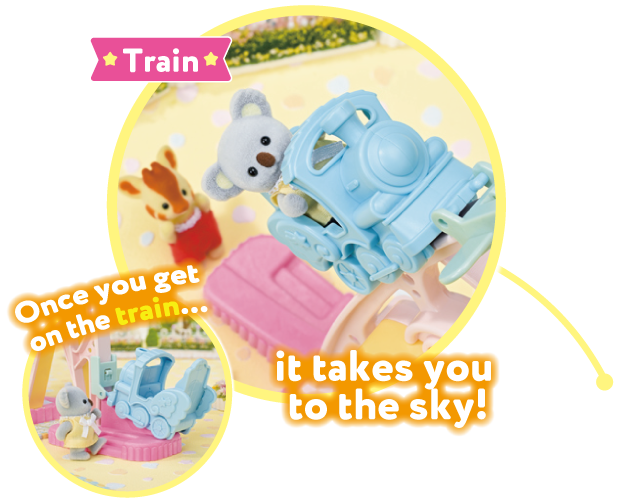 Train：Once you get on the train… it takes you to the sky!