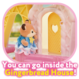 You can go inside the Gingerbread House!