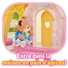 Entre dans la maison en pain d'épices!
