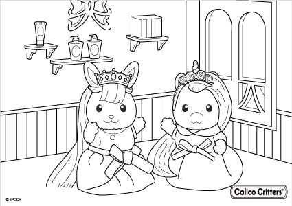 Calico Critters coloring