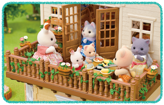 Sylvanian Families Red Roof Country Home Secret Attic Playroom Set