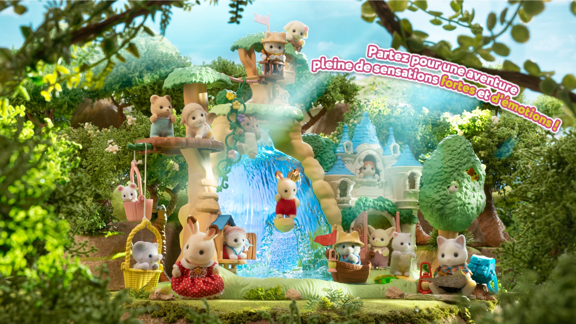 Calico Critters, Les vacances, La cascade de la forêt secrète