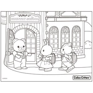 Calico Critters Coloring