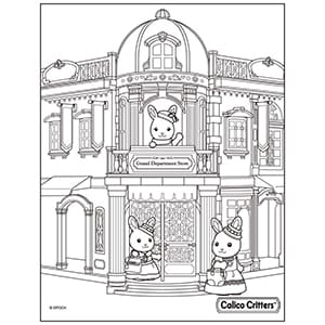 Calico Critters Coloring
