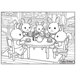 Calico Critters Coloring