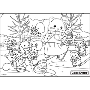 Calico Critters Coloring