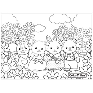 Calico Critters Coloring