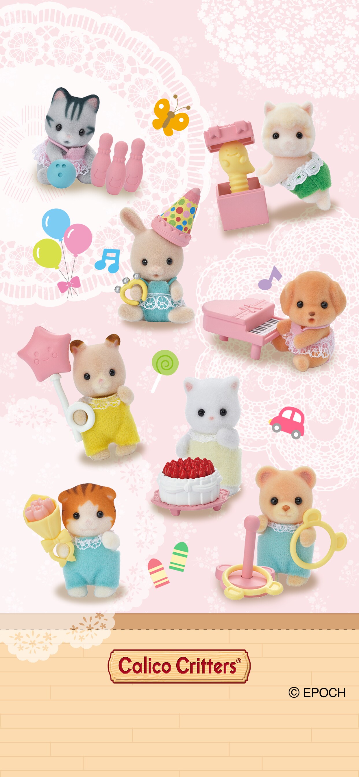 Dolls Teddy Bears Sylvanian Families WALLPAPER FOR LARGE HOUSE Dolls Teddy Bears Sylvanian Families WALLPAPER FOR LARGE HOUSE