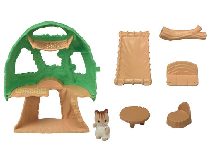 Calico Critters Baby Tree House CC1791 Hammock Slide Swing for sale online