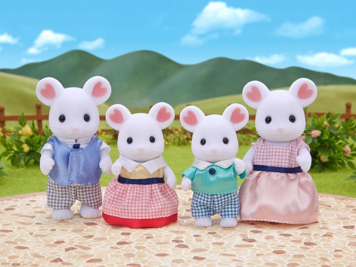 Marshmallow Mouse Family - 3