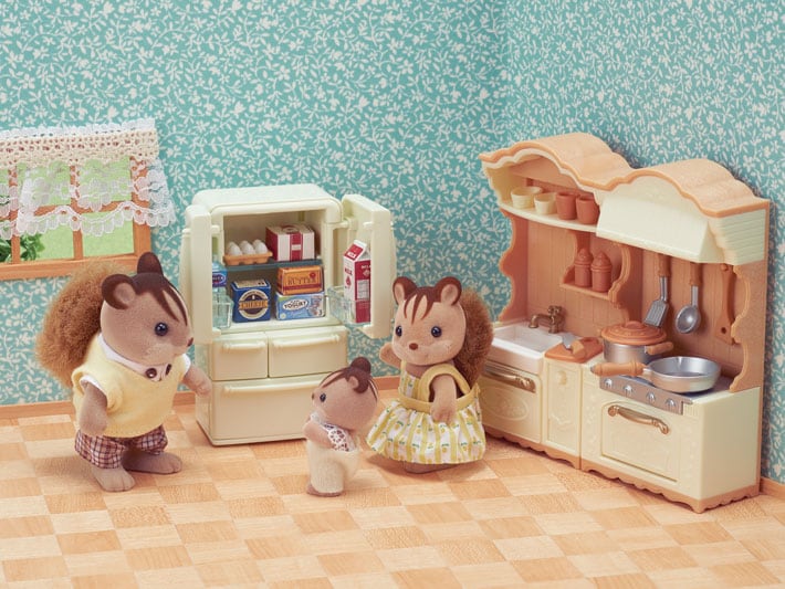 Sylvanian Families Calico Critters Kitchen Cooking Set 
