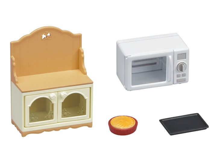 Calico Critters Microwave Cabinet Dollhouse Furniture Set CC1835 for sale online
