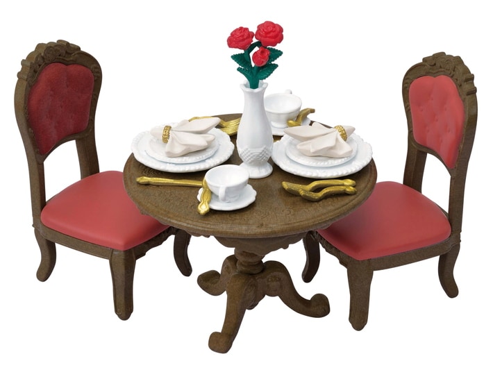 Chic Dining Table Set Calico Critters, Chic Dining Table And Chairs