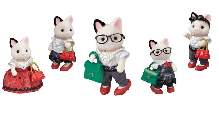 Fashion Play Set Town Girl Series - Tuxedo Cat- - 10