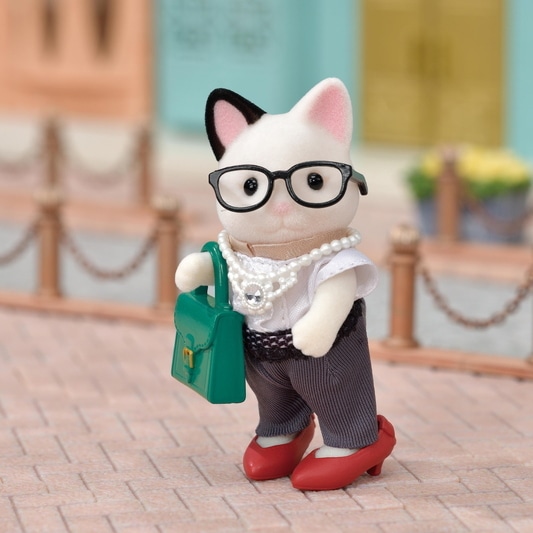 Fashion Play Set Town Girl Series - Tuxedo Cat- - 10