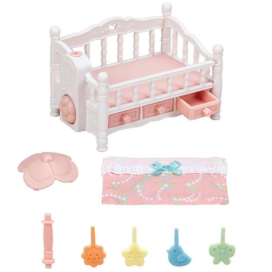 CRIB Epoch Calico Critters Sylvanian Families BABY BED 