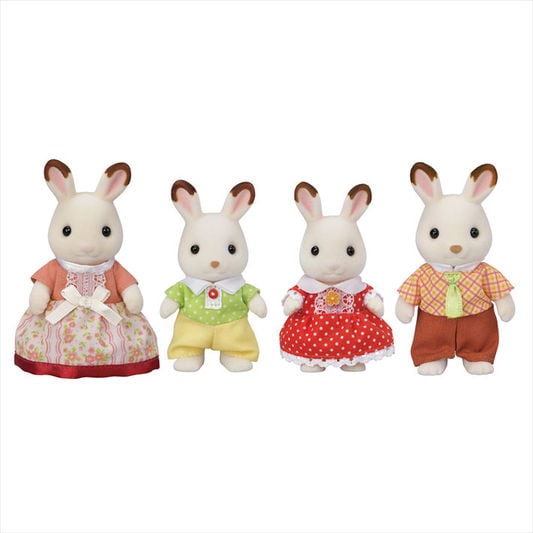 Calico Critters® Chocolate Rabbit Family - 6