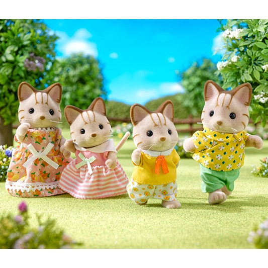 Striped Cat Family - 3