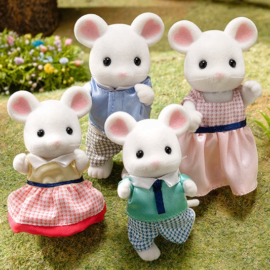 Marshmallow Mouse Family - 3