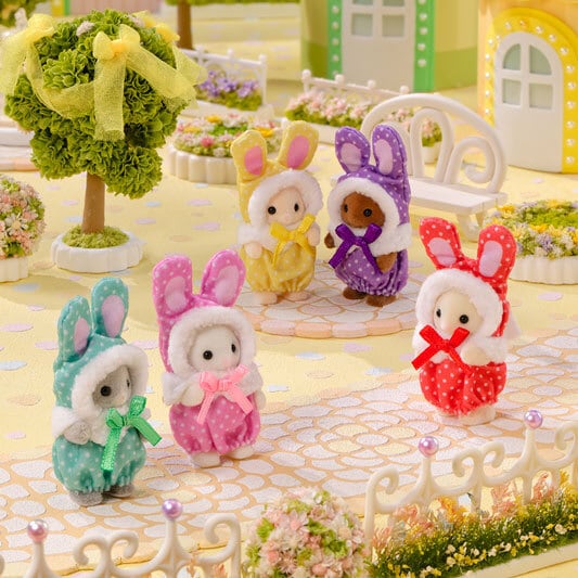 Sachets surprise - Les bébés en costume de lapins colorés - 4