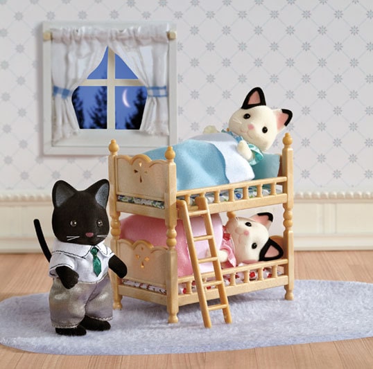 Calico Critters Stack 'n Play Beds Bunk Beds Set for sale online 