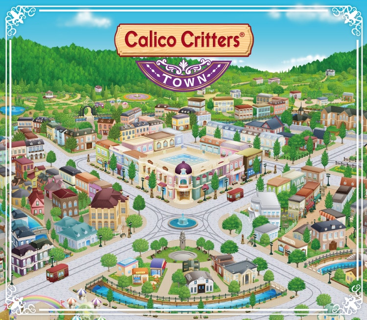 Calico Critters town map